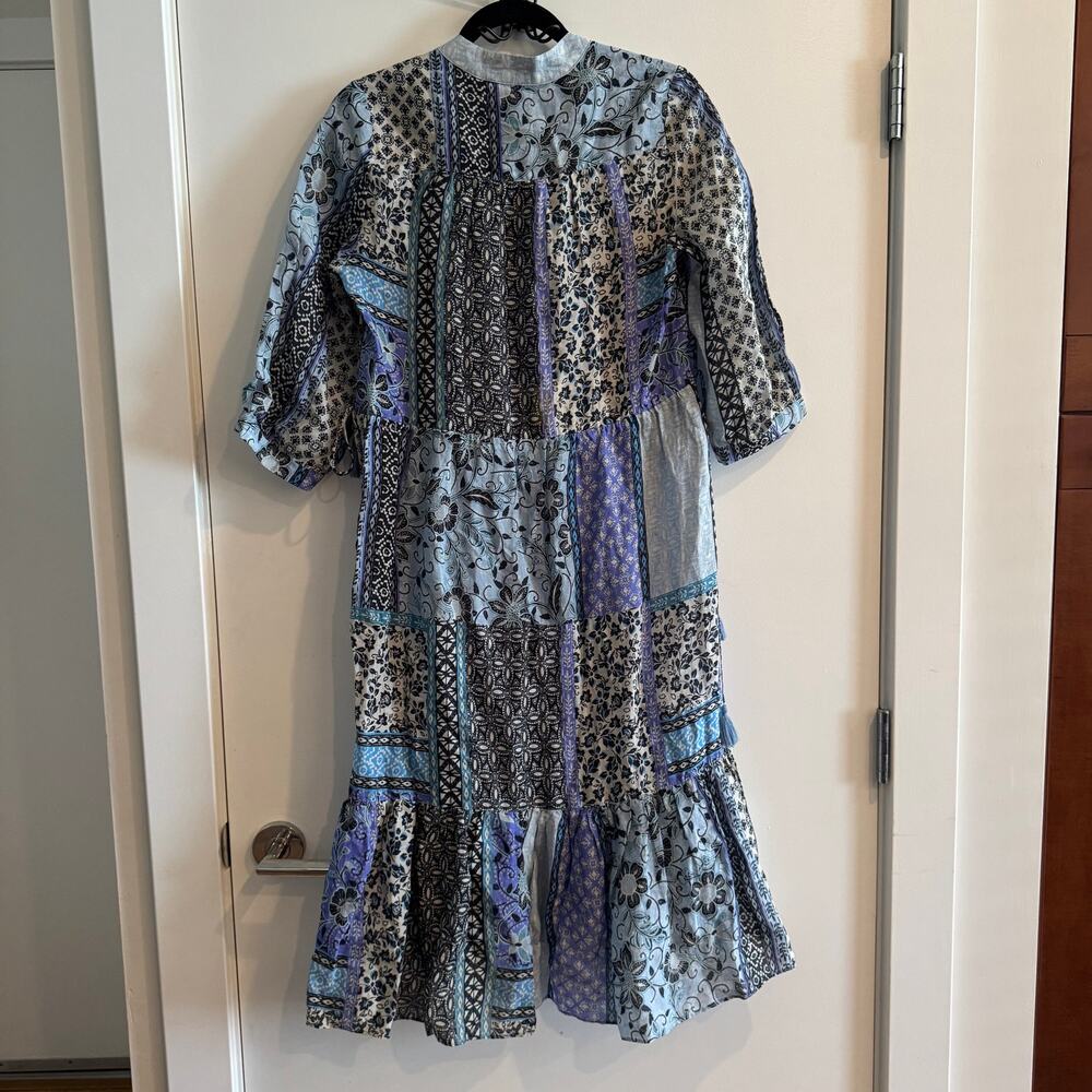 New Johnny Was Marrakesh Patchwork Drawstring Dre… - image 9